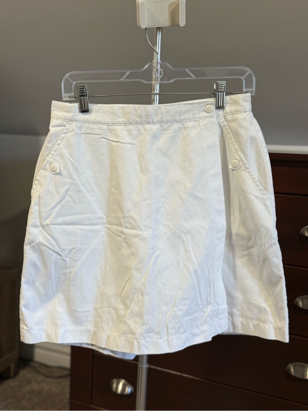 Tradition White Golf Skort with Built-In Shorts Size 10